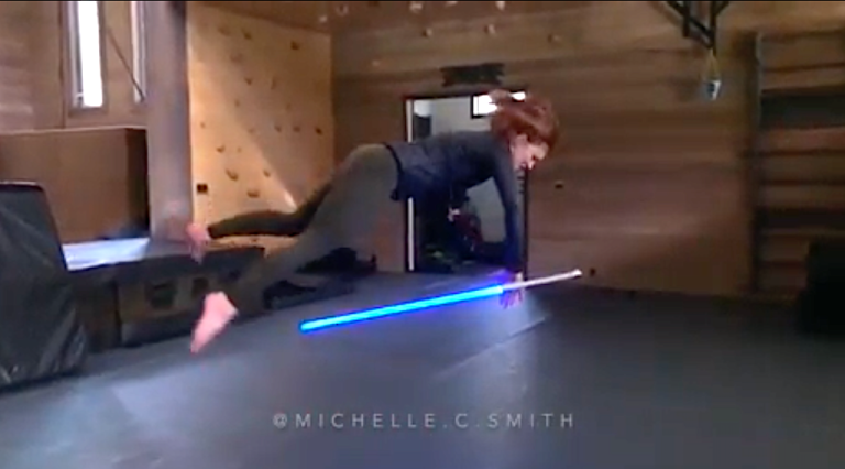 Lightsaber Routine Michelle C Smith