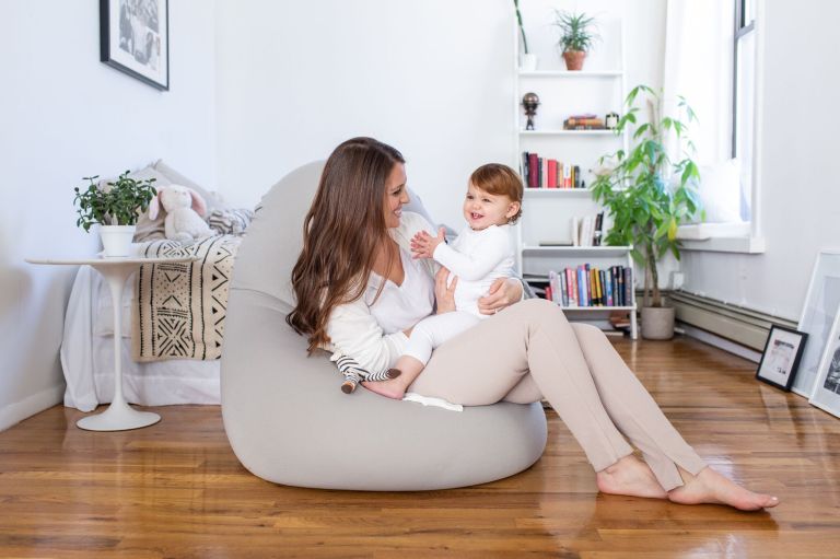 Mother and Child on Moon Pod