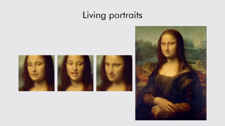 Talking Mona Lisa AI