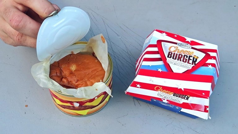 Taste Testing Canned Cheeseburger