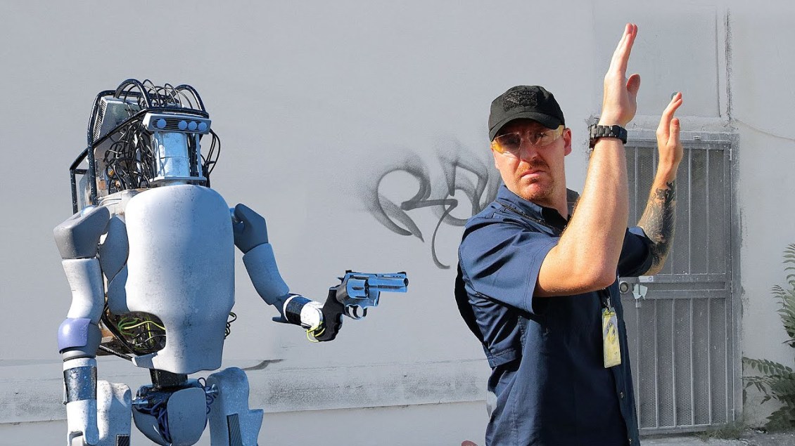 Boston Dynamics Atlas Robot Fights Back