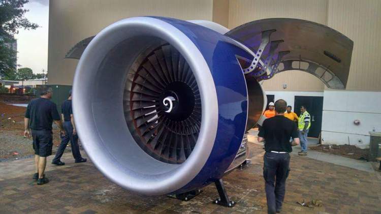 Delta 757 Jet Engine Grill