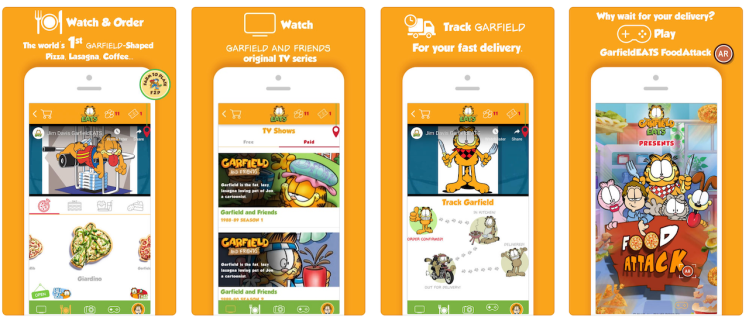 GarfieldEats App Screen Shots