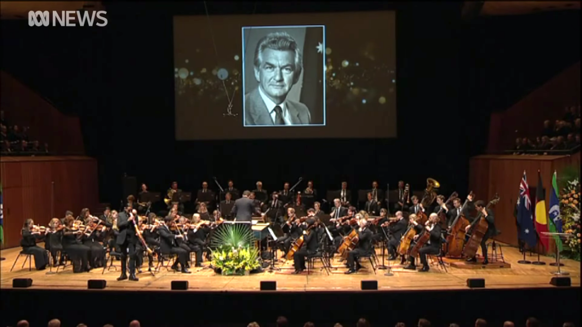 Hawke Memorial the Sydney Symphony Orchestra play Down Under