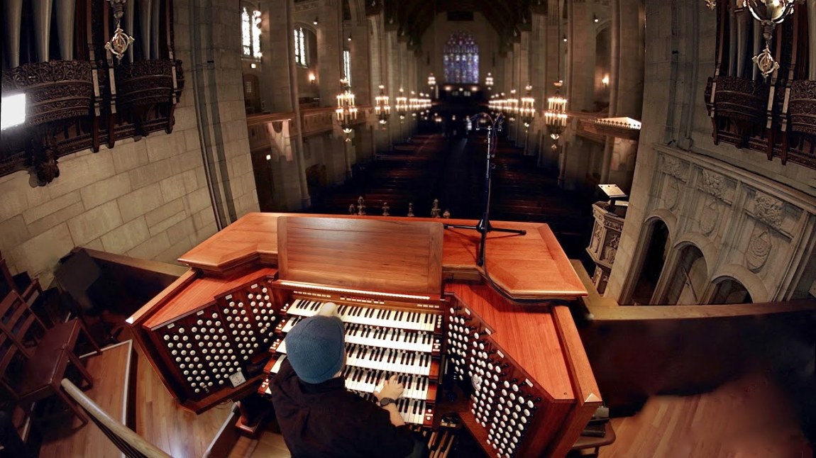 Rob Scallon Fourth Presbytarian Church Chicago Giant Pipe Organ