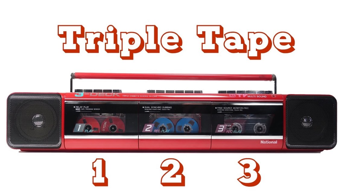 Triple Cassette Tape Boombox Repair