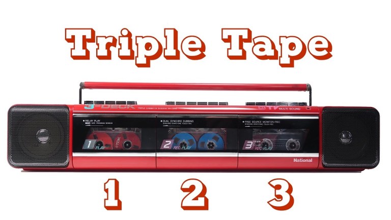 Triple Cassette Tape Boombox Repair