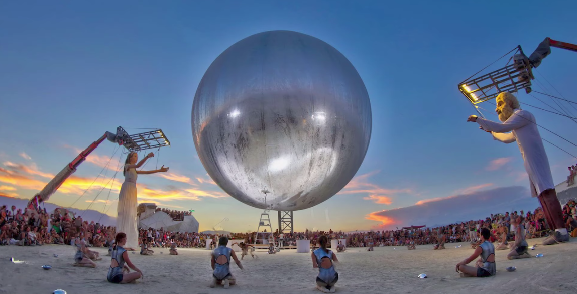 24 Hours at Burning Man 2018 in 2019