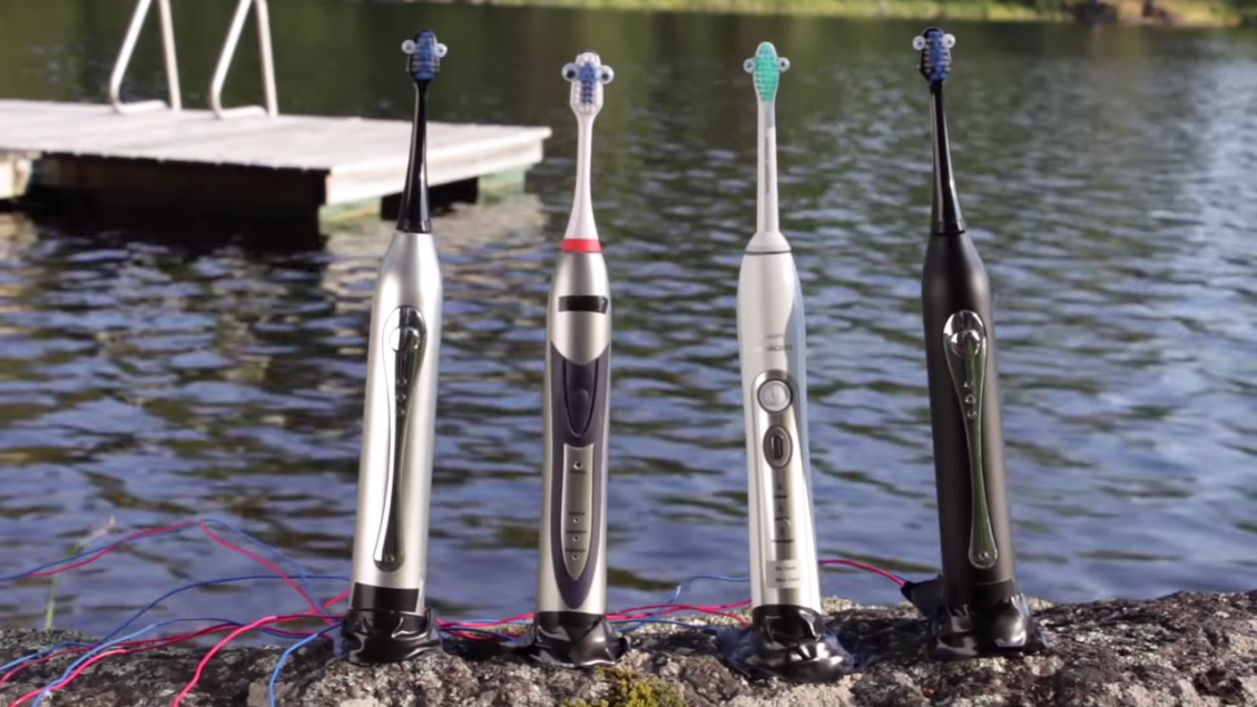 Finlandia Hymn on 4 Electric Toothbrushes