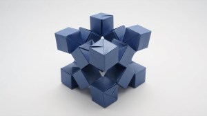 Origami Moving Cube