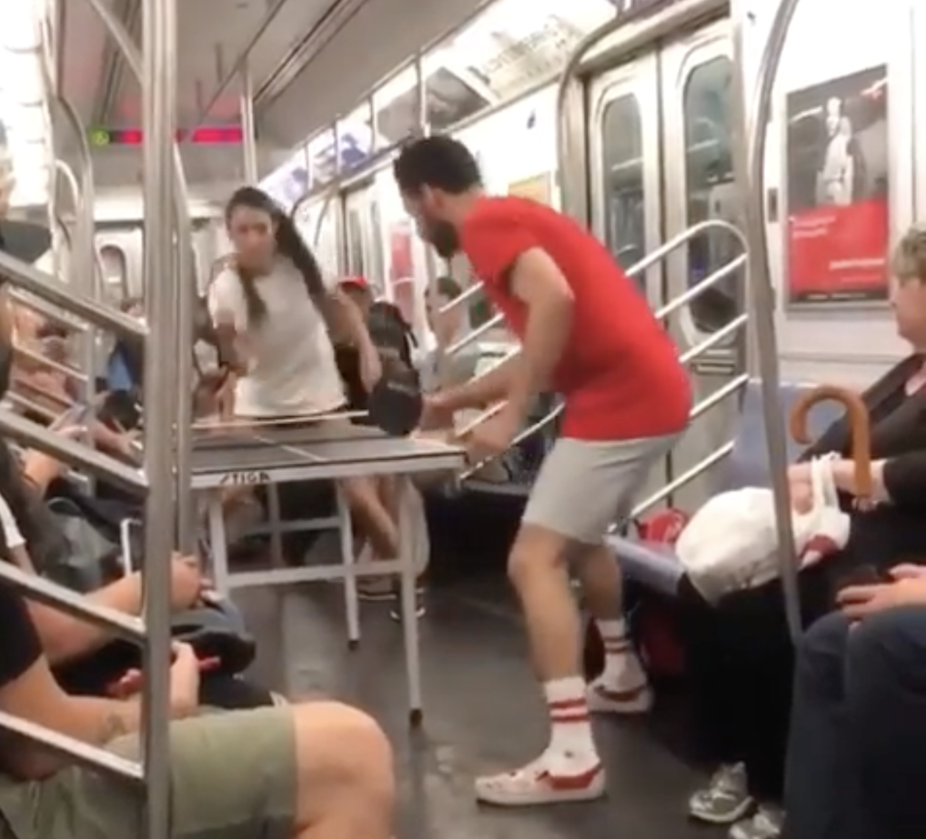 Subway Ping Pong
