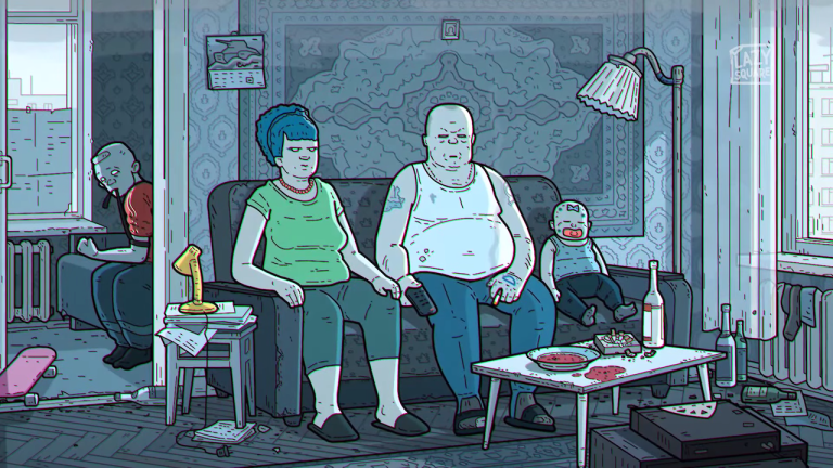 THE SIMPSONS. Russian Art Film Version