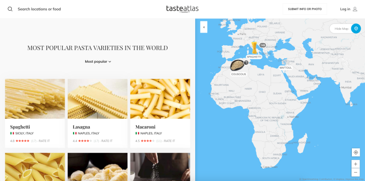 Taste Atlas Pasta