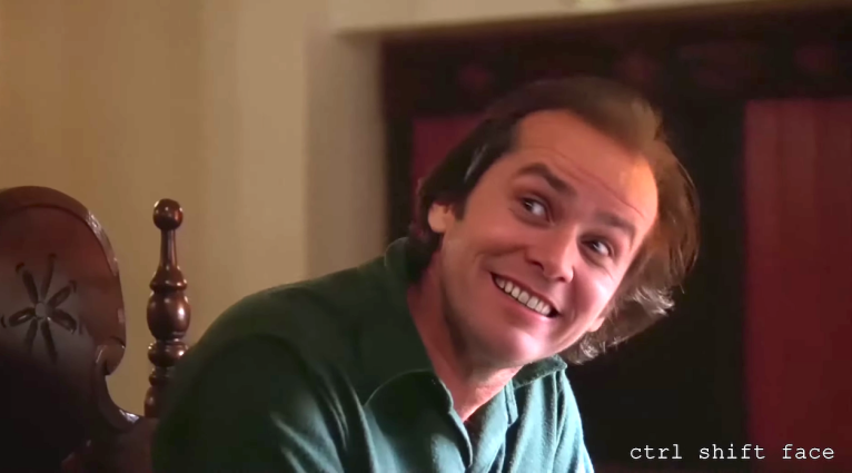 The Shining Starring Jim Carrey