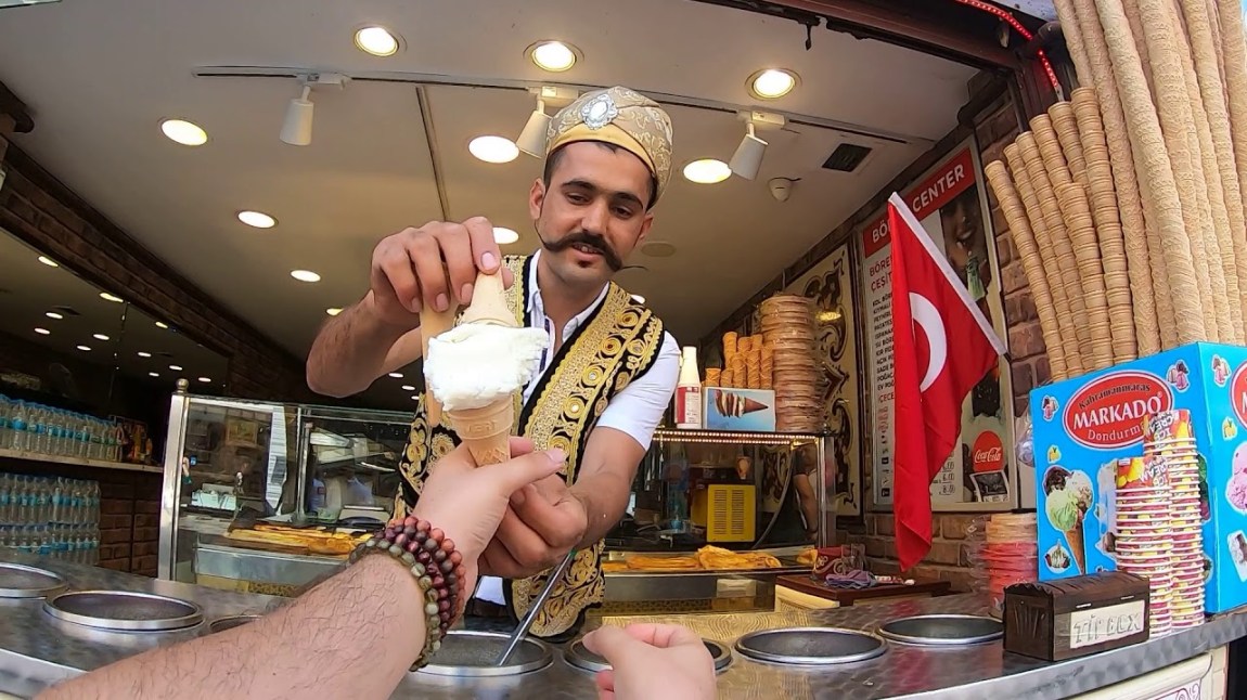 Turkish Ice Cream Vendor Tricks