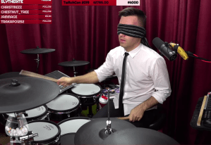 Mitch Plays YYZ Blindfolded