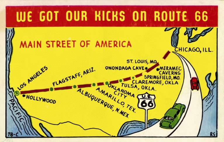 Why Route 66 became America’s most famous road