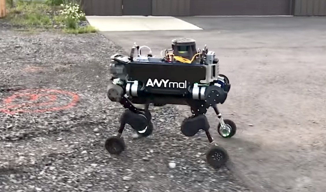 Anymal Hybrid Four Legged Robot