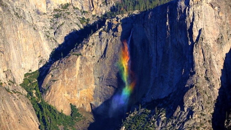 Rainbow Waterfall Yosemite