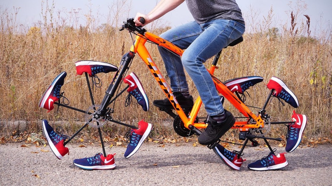 Sneaker Bicycle Wheels