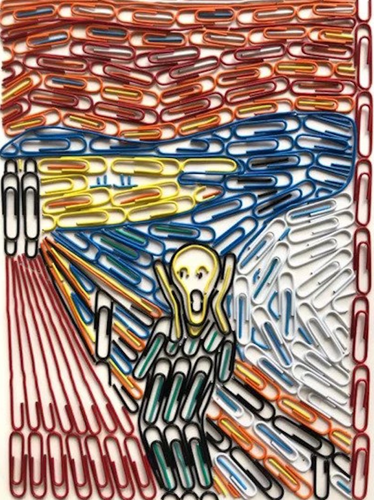 The Scream Edvard Munch Paper Cips