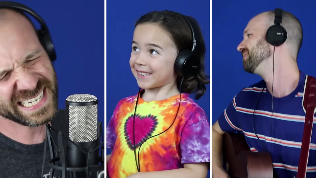 Musical Dad And Daughter Perform An Adorable Cover Of The Verve S 1997 Hit Bittersweet Symphony