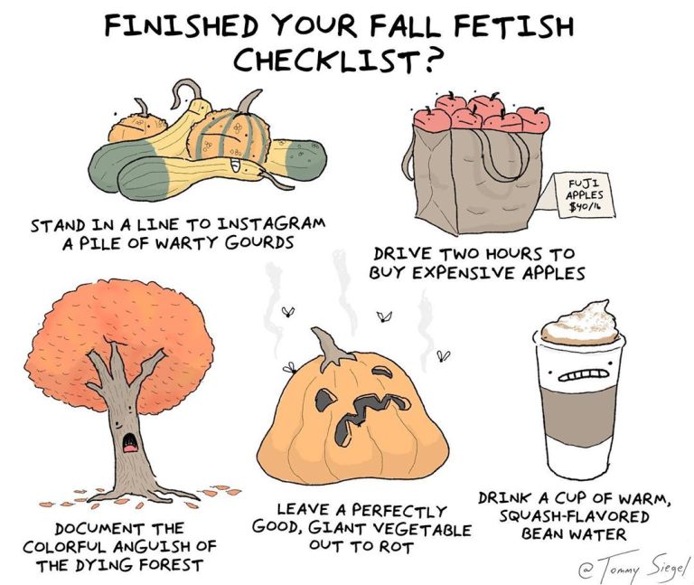 Fall Fetish Checklist