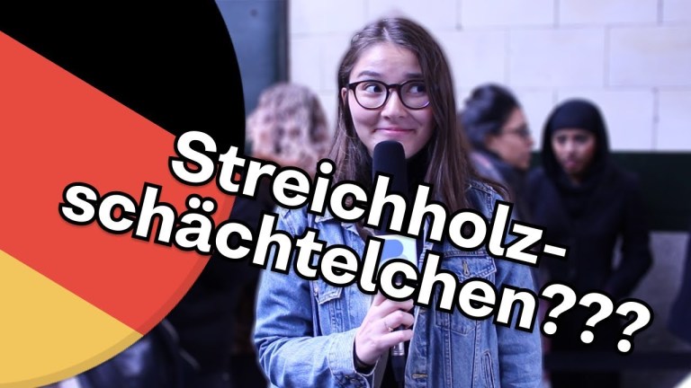 Londoners Attempt Long German Words