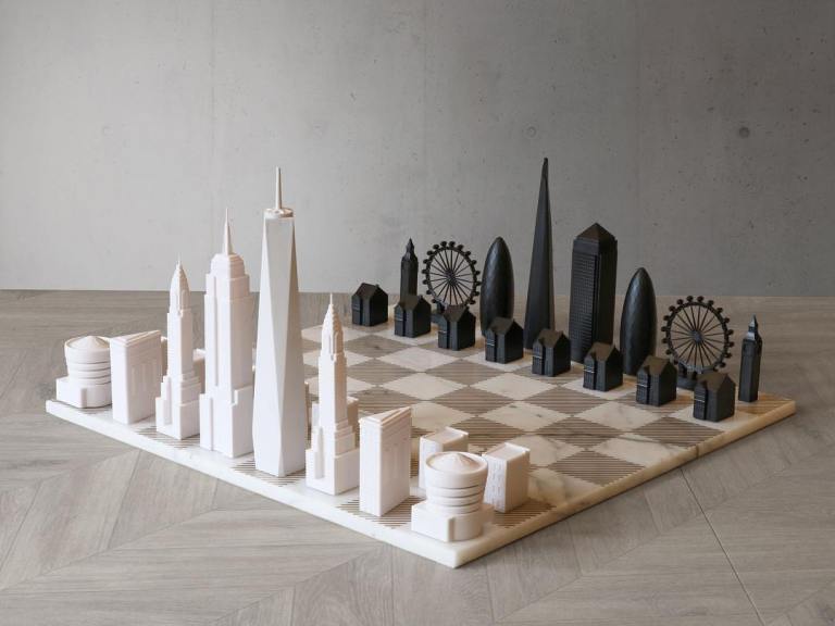 NY v London Skyline Chess