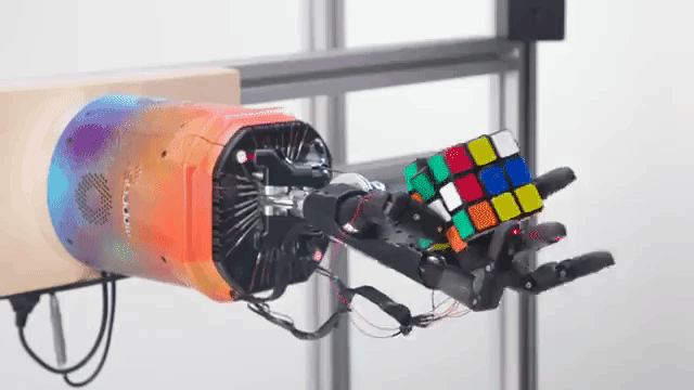 Robot Hand Rubiks Cube