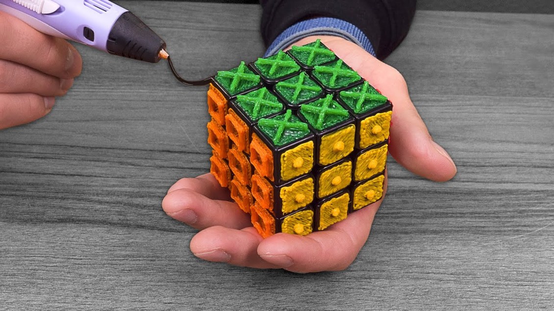 3D Printing Pen Rubiks Cube for Blind