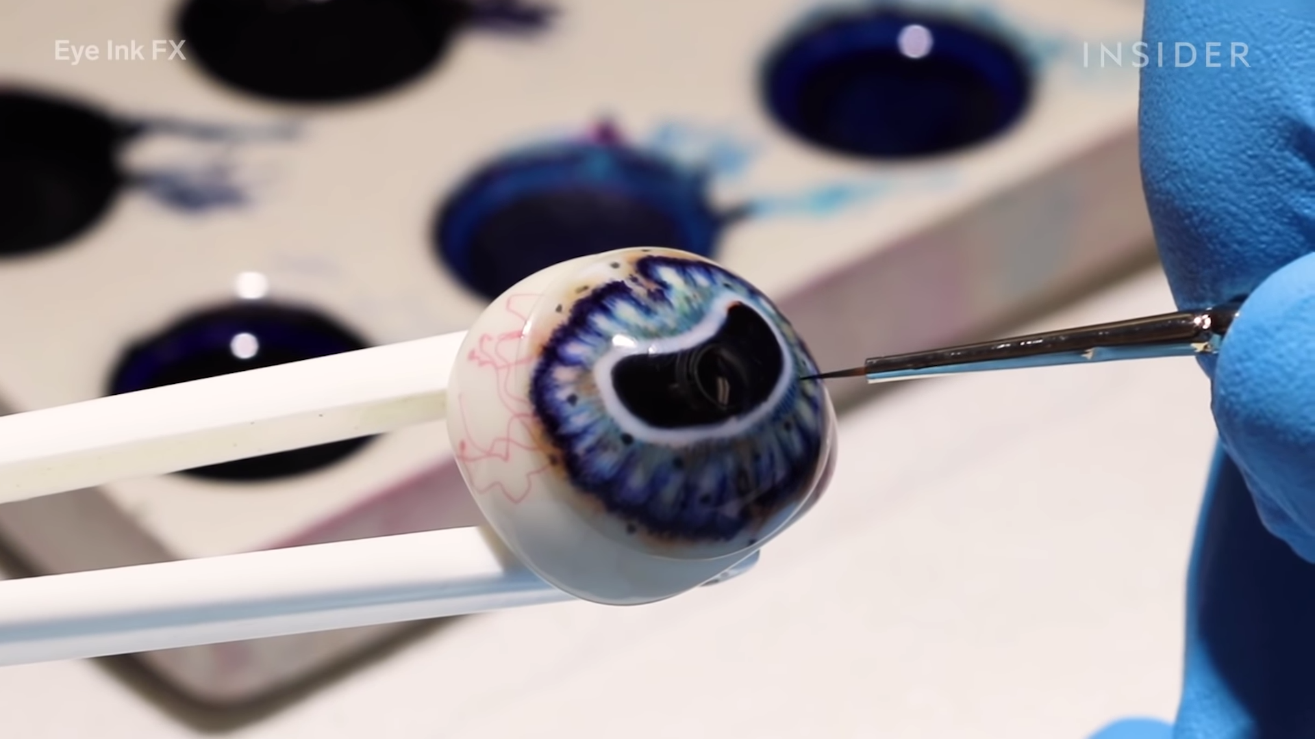 How Prosthetic Contact Lenses That Change Eye Color, Shape and Size Are Made For Film and Television