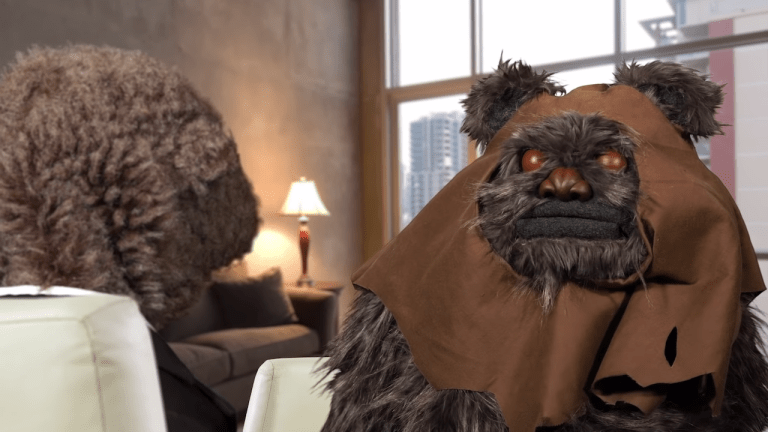 Fafa Interviews Indignant Ewok Glove and Boots