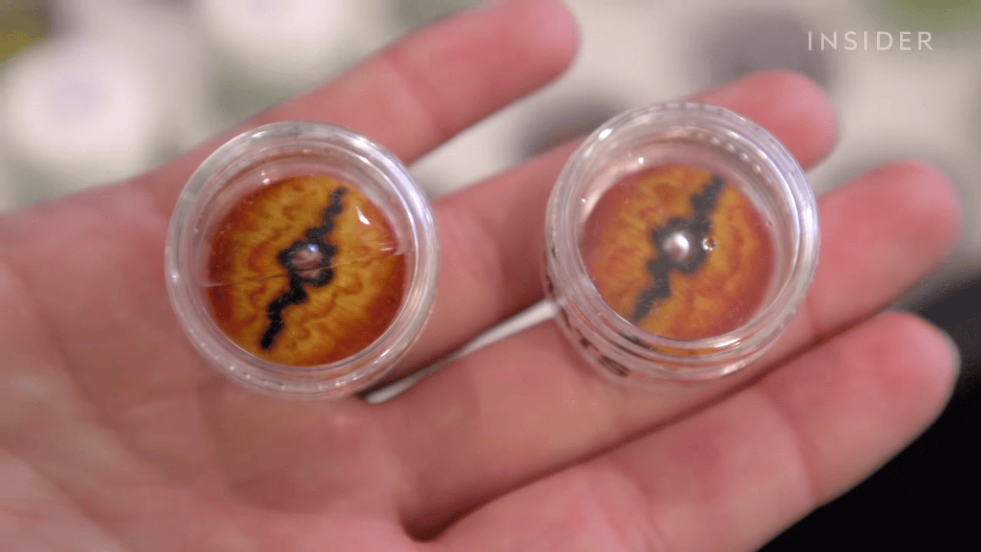 How Prosthetic Contact Lenses That Change Eye Color, Shape and Size Are ...