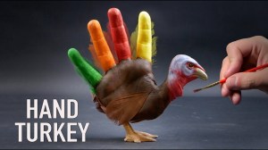 Hand Turkey Sculpture
