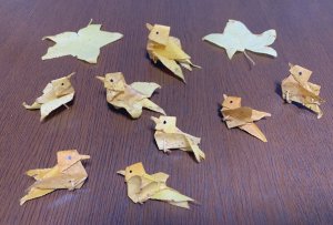 Leaf Birds Origami