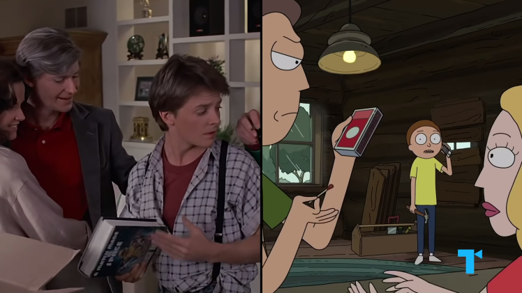 Rick and Morty Back to the Future Father
