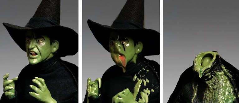 Wicked Witch Made From Crayons