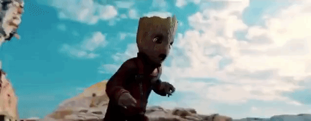 Baby Yoda Uses The Force on Groot