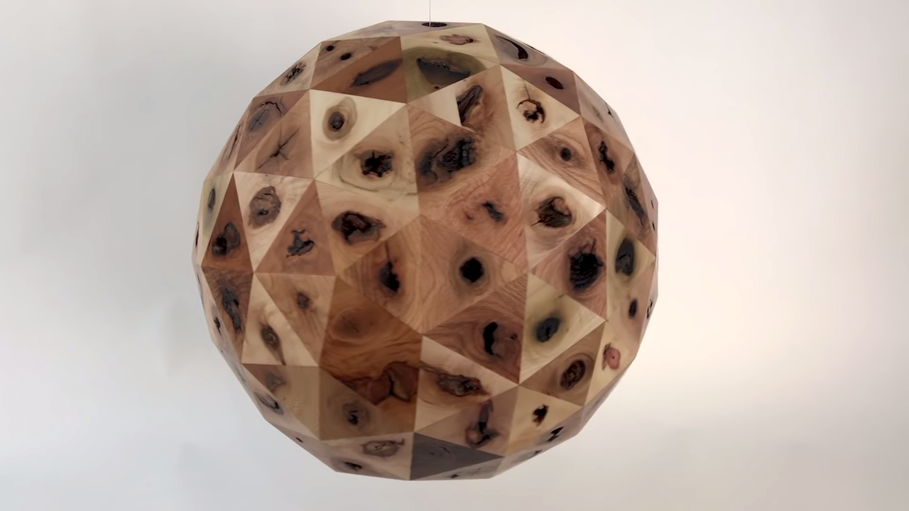 Geodesic Sphere of Knots
