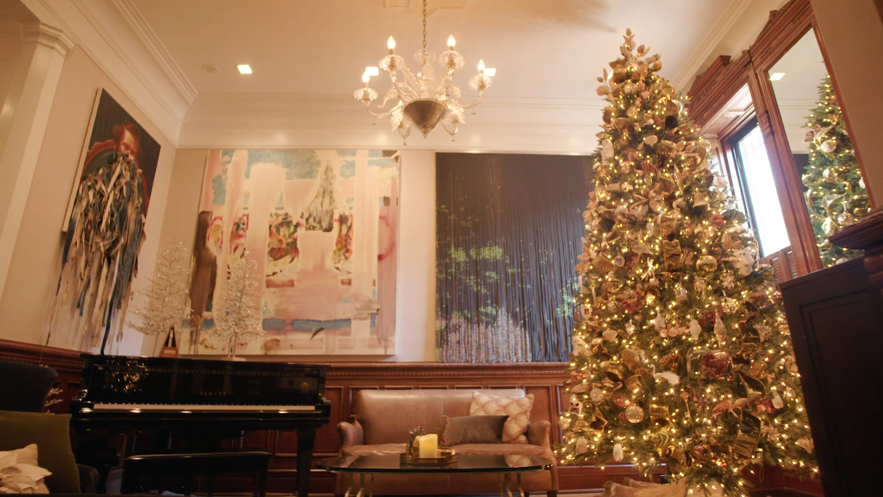 Inside Neil Patrick Harris David Burtka Christmas Tree