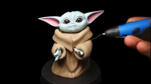 Making Baby Yoda With 3D Pen