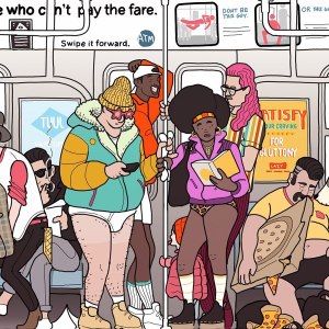 Subway Creatures Poster David Regone