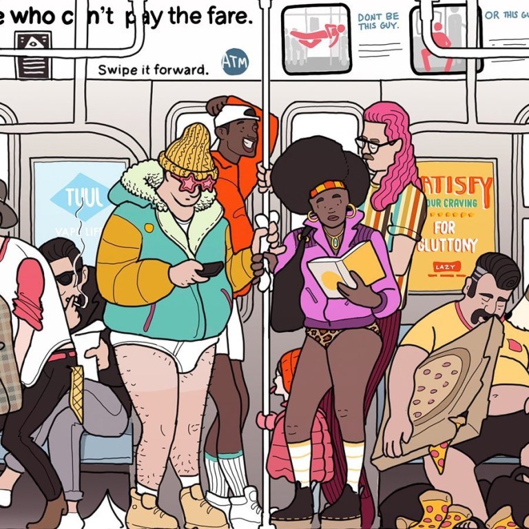 Subway Creatures Poster David Regone