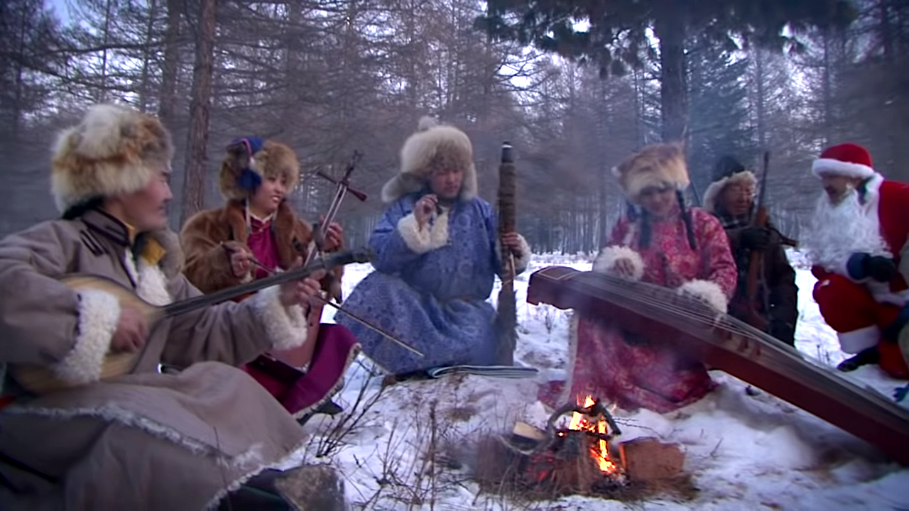 The Altai band Mongolian Jingle Bells