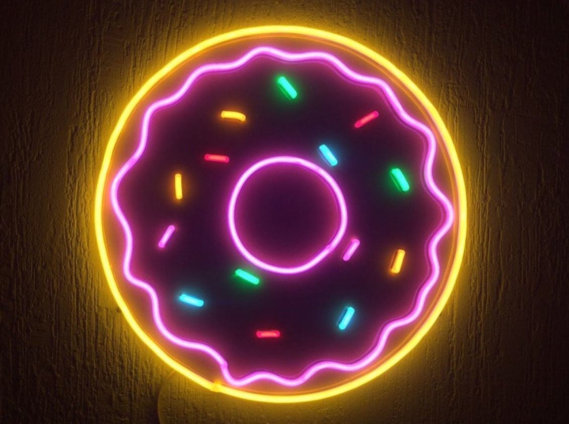 Unbreakable Neon Donut Sign