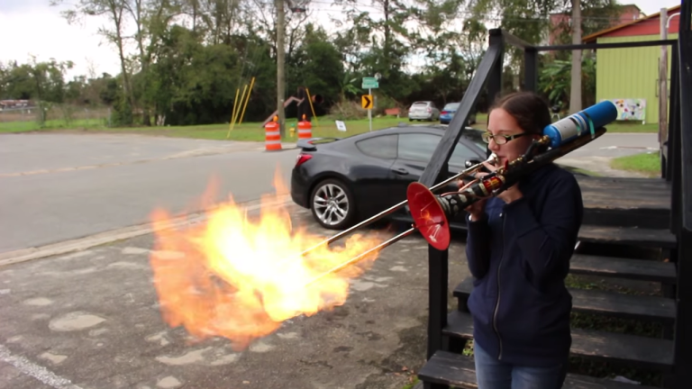 Flaming Trombone