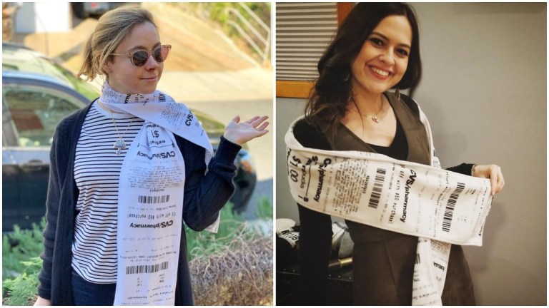 Giant CVS Receipt Scarf