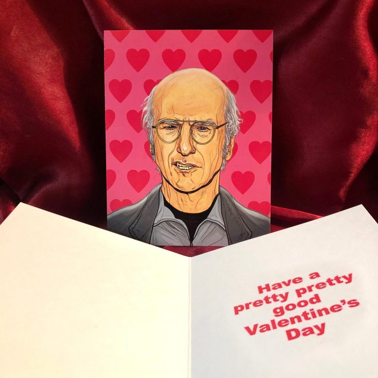 PJ McQuade Larry David VDay Card