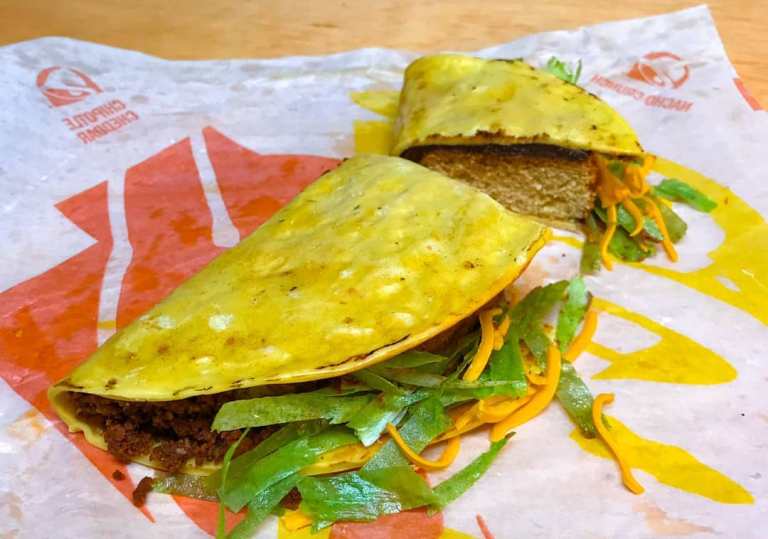 Sliced Crunchy Beef Taco Bell Cake